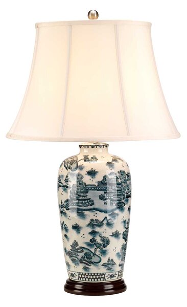 Elstead klasszikus asztali lámpa blue ekrü elsblue-trad-wp-tl