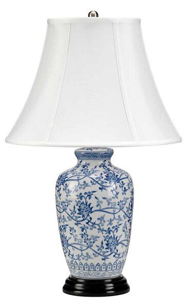 Elstead klasszikus asztali lámpa blue ekrü elsblue-g-jar-tl