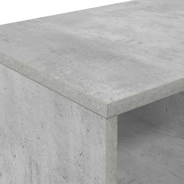 VidaXL Tároló szekrény loft ágyhoz 2 db Betonszürke 66 x 35 x 48 cm