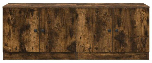 VidaXL Tároló szekrény loft ágyhoz 2 db Füstös Tölgy 66 x 35 x 48 cm