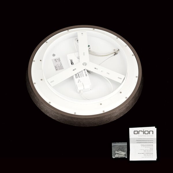 MANTA modern CCT LED mennyezeti lámpa , bronz, 2400lm