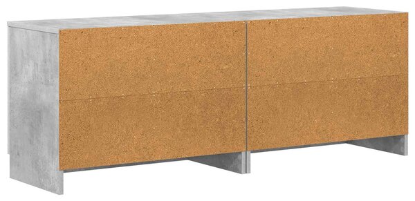 VidaXL Tároló szekrény loft ágyhoz 2 db Betonszürke 66 x 35 x 48 cm