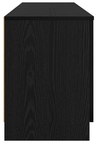 VidaXL Tároló szekrény loft ágyhoz 2 db Fekete Tölgy 66 x 35 x 48 cm