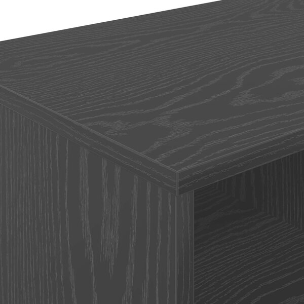 VidaXL Tároló szekrény loft ágyhoz 2 db Fekete Tölgy 66 x 35 x 48 cm