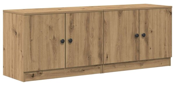 VidaXL Tároló szekrény loft ágyhoz 2 db Kézműves Tölgy 66 x 35 x 48 cm