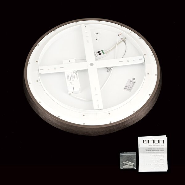 MANTA modern CCT LED mennyezeti lámpa , bronz, 2700lm