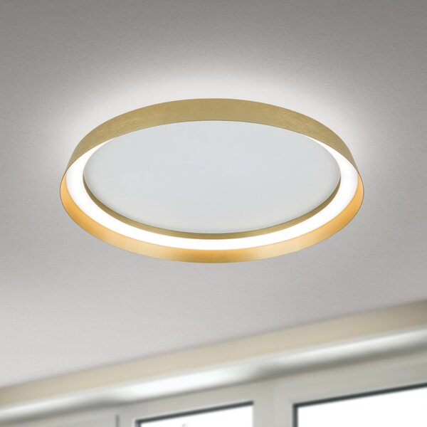 MANTA modern CCT LED mennyezeti lámpa , arany, 2400lm