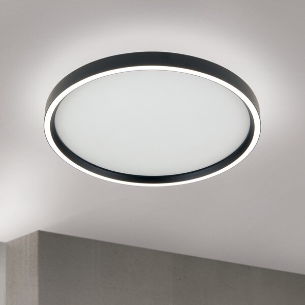 MASCA modern CCT LED mennyezeti lámpa , fekete, 2750lm