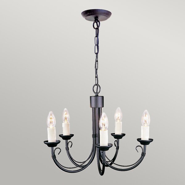 Elstead klasszikus csillár chartwell fekete elsch5-black