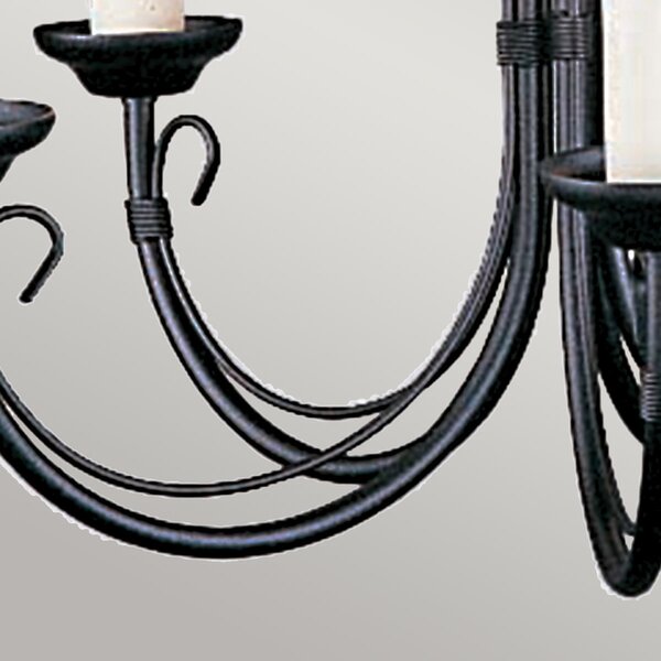Elstead klasszikus csillár chartwell fekete elsch5-black