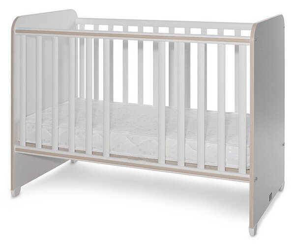 Lorelli Sweet Dream kiságy 60x120 - White Light Light Oak