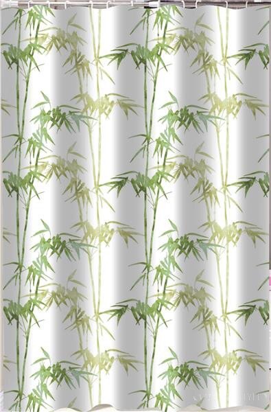 Zuhanyfüggöny - BAMBOO - Impregnált textil - 180 x 200 cm