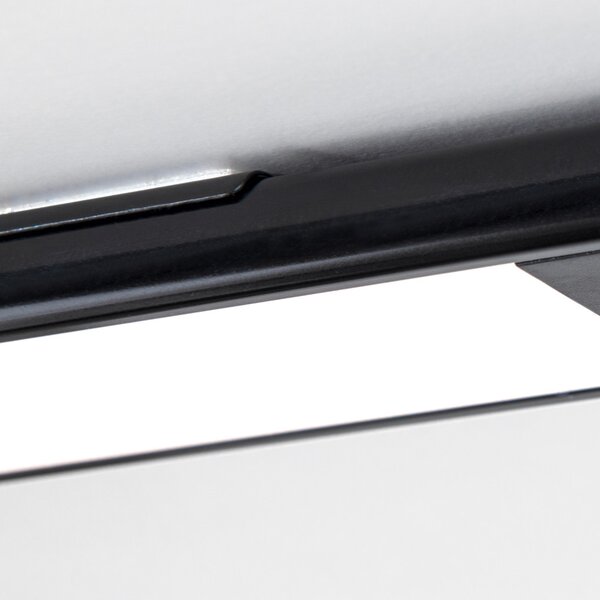 NORMAN modern LED fürdőszobai tükörmegvilágító , fekete, 130lm