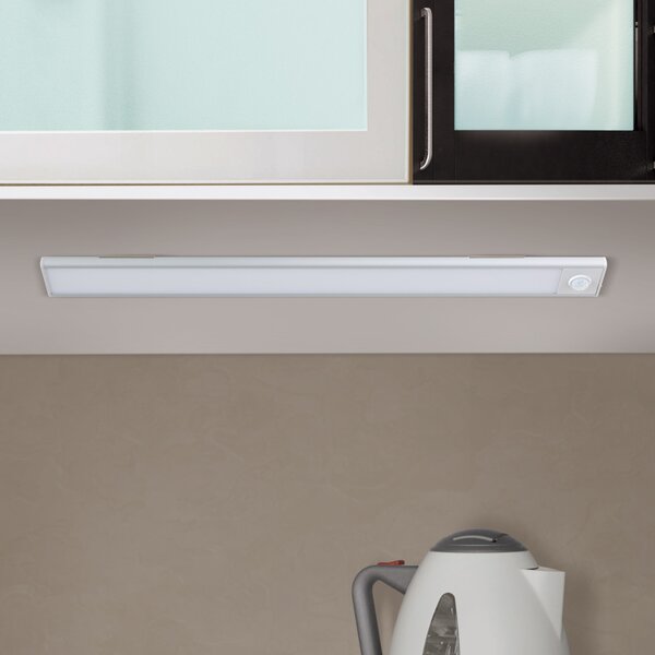 NORMAN modern LED fürdőszobai tükörmegvilágító , ezüst, 130lm