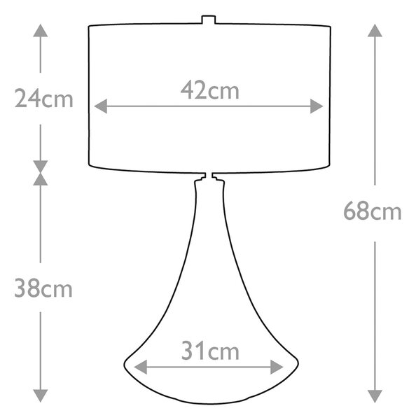 Elstead modern asztali lámpa pinner tejszínes elspinner-tl