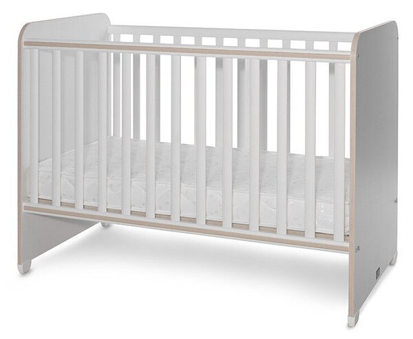 Lorelli Sweet Dream kiságy 60x120 - White Light Light Oak