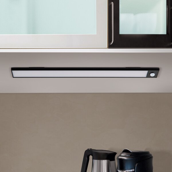 NORMAN modern LED fürdőszobai tükörmegvilágító , fekete, 130lm
