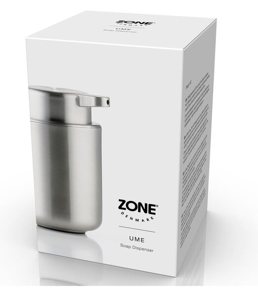 Matt ezüstszínű rozsdamentes acél szappanadagoló 250 ml Ume Steel – Zone