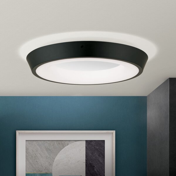 LOOK modern LED mennyezeti lámpa , fekete, 3500lm