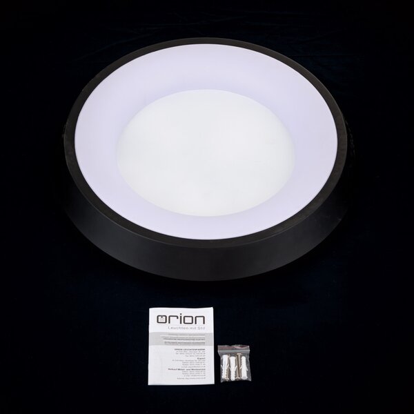 LOOK modern LED mennyezeti lámpa , fekete, 3500lm