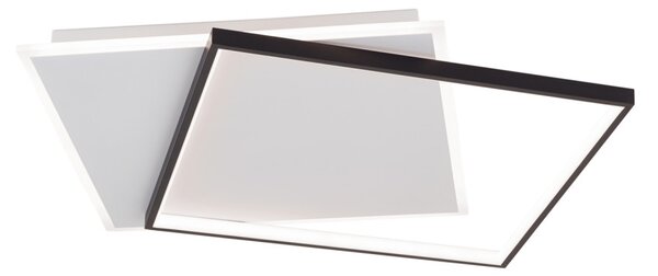 MARLENE modern LED mennyezeti lámpa , matt fehér/matt fekete, 2000lm