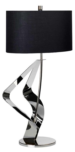 Elstead modern asztali lámpa ribbon fekete nikkel elsribbon-tl