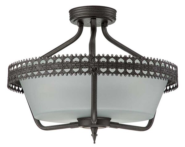 Elstead klasszikus mennyezeti lámpa crown szürke elscrown-sf