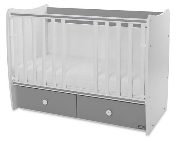 Lorelli Matrix kiságy 60x120 Stone Stone Grey 2Box