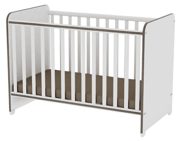 Lorelli Sweet Dream kiságy 60x120 - White &amp; Coffee / Fehér &amp; Kávé
