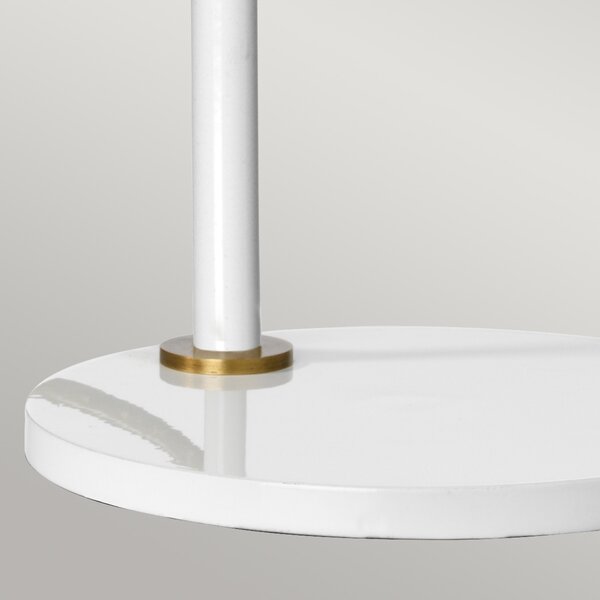Elstead modern skandináv asztali lámpa quinto white fehér sárgaréz elsquinto-tl-wab