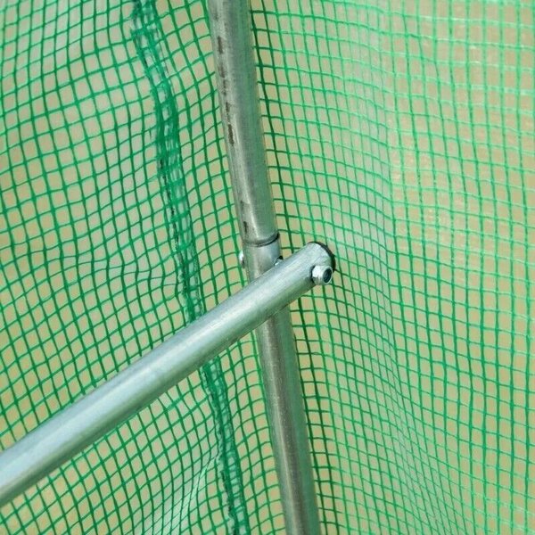 Kerti fóliasátor 6x3x2 m, 18 m², fémvázzal, UV-álló fóliával