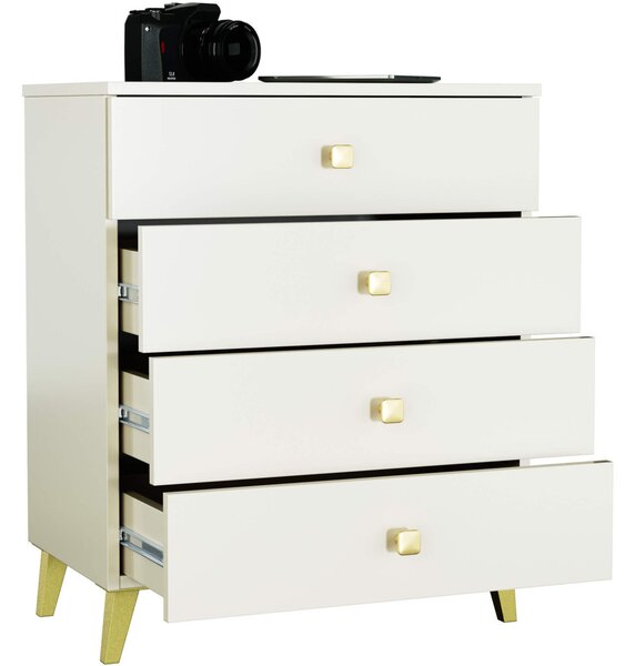 AKORD MOBI K-04 Fiókos Komód Kasmír Arany