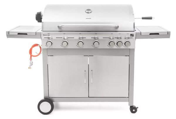 G21 Mexico BBQ Premium line gázgrill, 7 égőfej + ajándék nyomáscsökkentő