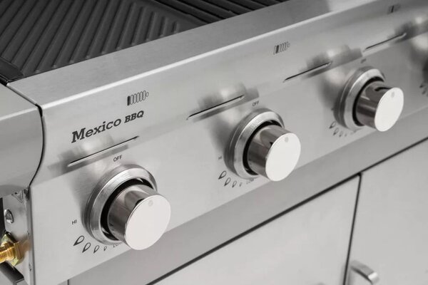 G21 Mexico BBQ Premium line gázgrill, 7 égőfej + ajándék nyomáscsökkentő