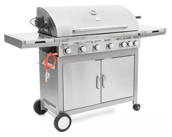 G21 Mexico BBQ Premium line gázgrill, 7 égőfej + ajándék nyomáscsökkentő