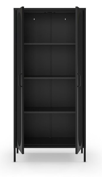 Fekete szekrény 80x170 cm Diora – Marckeric