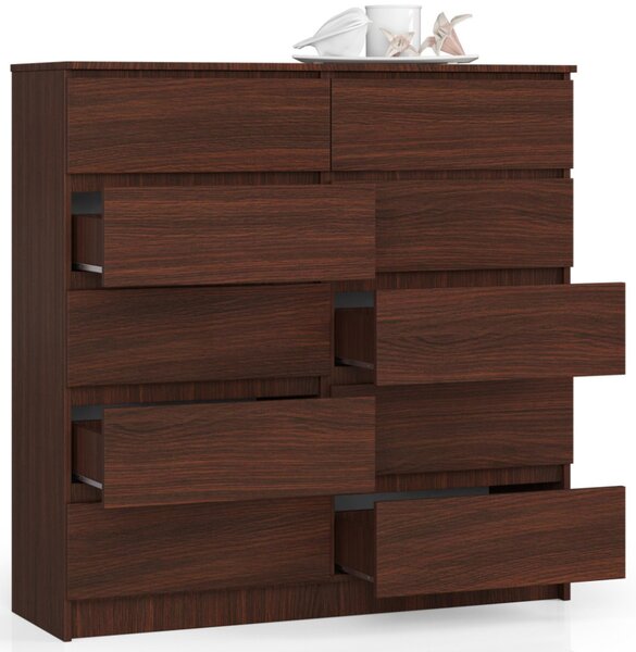 AKORD CLP K120 Wenge Komód 10 Fiókos