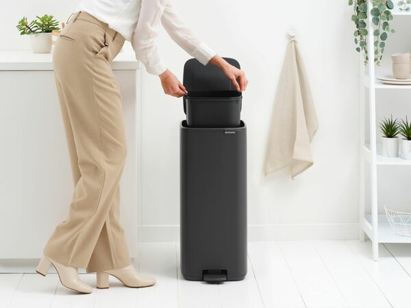 BRABANTIA 238185 Bo Pedal Bin pedálos hulladékgyűjtő 30L szürke