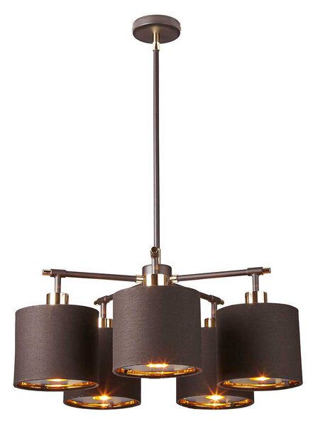 Elstead modern csillár balance barna sárgaréz elsbalance5-brpb