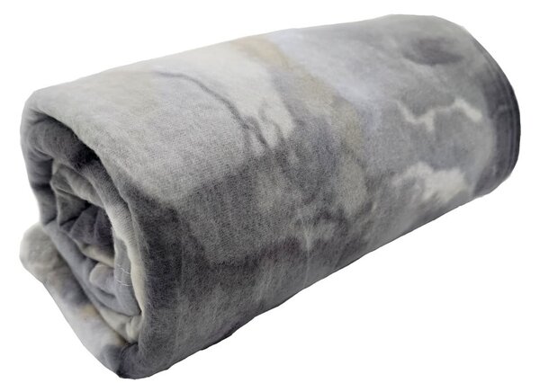 Szürke fleece takaró 150x200 cm Marble – JAHU collections