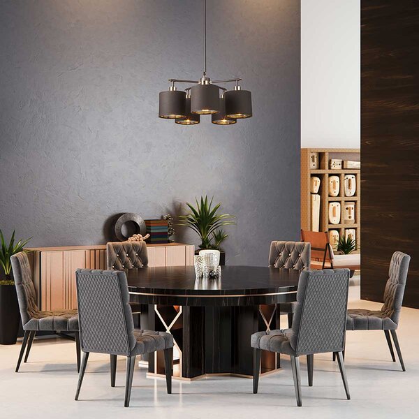 Elstead modern csillár balance barna sárgaréz elsbalance5-brpb