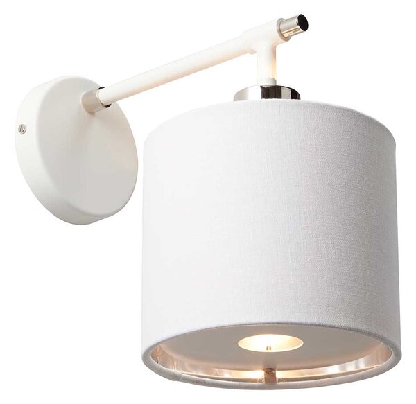 Elstead modern fali lámpa balance fehér festett nikkelfény elsbalance1-wpn