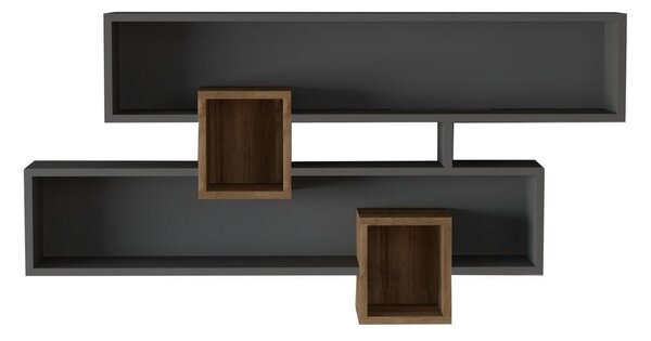 Polc Klara (dió + antracit)