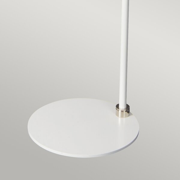Elstead modern állólámpa balance fehér festett nikkelfény elsbalance-fl-wpn