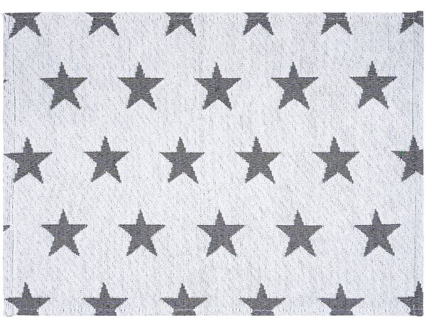Dakls Stars white alátét, 30 x 45 cm