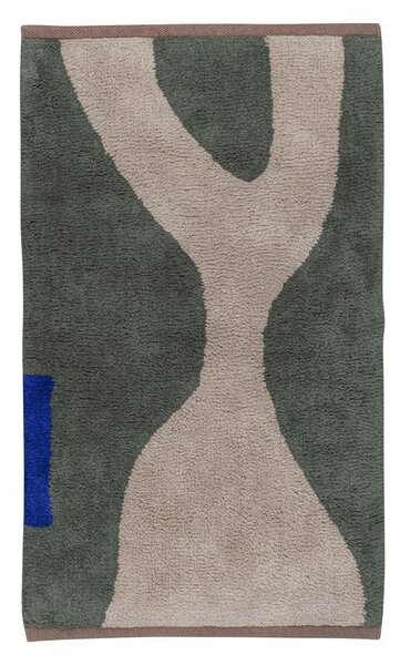 Sötétzöld mosható pamut szőnyeg 50x80 cm Figura – Mette Ditmer Denmark