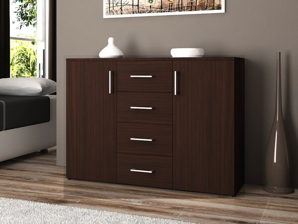 AKORD K45 Klasszikus Komód Laminált Wenge
