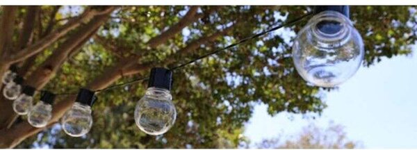 Polifach LED-es kerti Napelemes Fényfüzér 1,8m (P-701) 3db