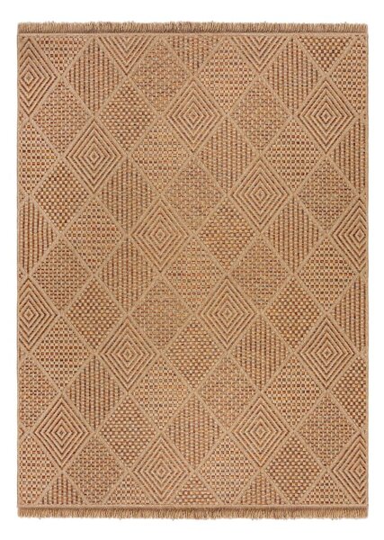 Natúr színű kültéri-beltéri szőnyeg 120x170 cm Nora Diamond – Flair Rugs