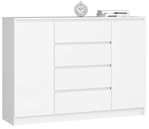 AKORD CLP K140 Komód Laminált Fehér Matt